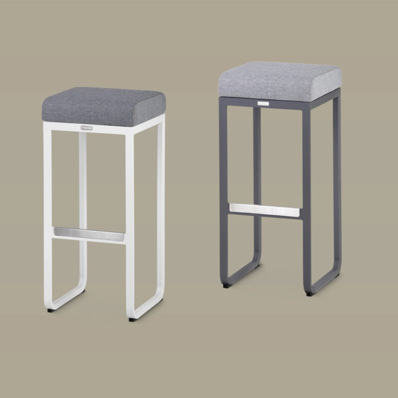 Outdoor Bar Stool in white or anthracite