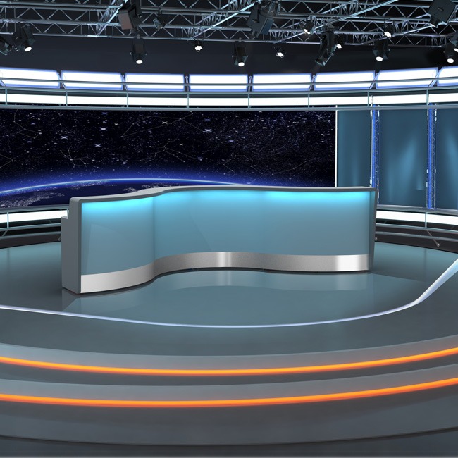 Bar Modular News deskTV Studio